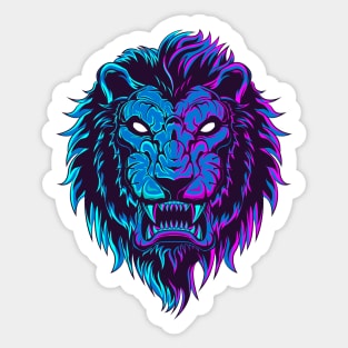 Lion Glow In The Dark Sticker